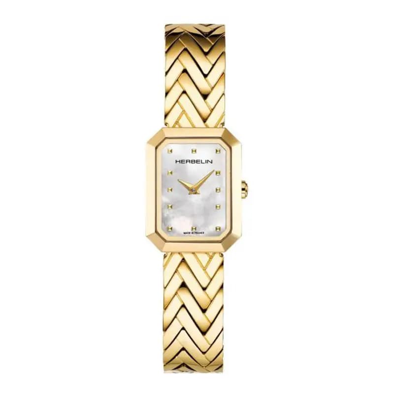 Michel Herbelin Montre michel herbelin Octogone Acier PVD Doré - 17446BP19