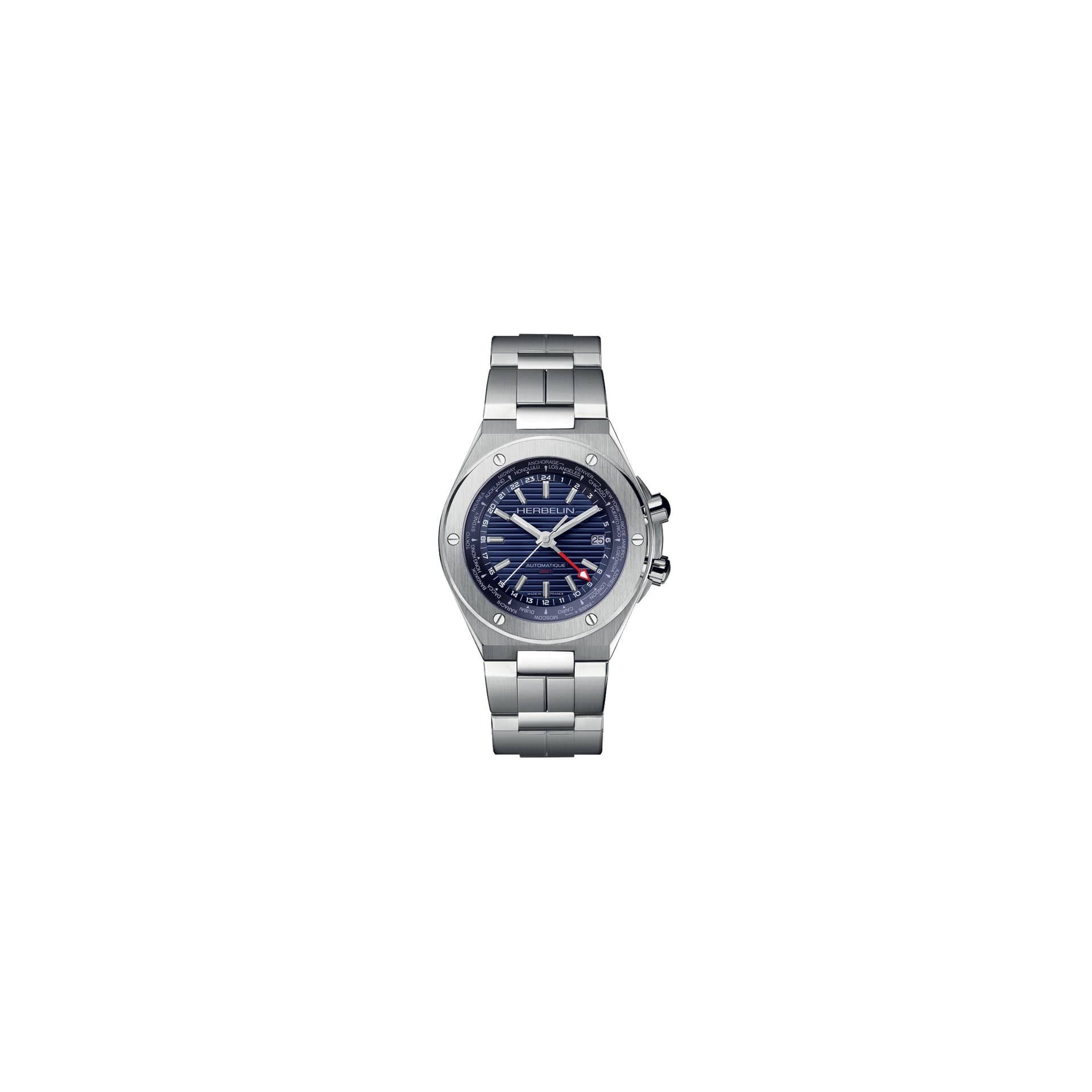 Michel Herbelin Montre Herbelin Cap Camarat GMT Homme Automatique GMT - 1445/B15
