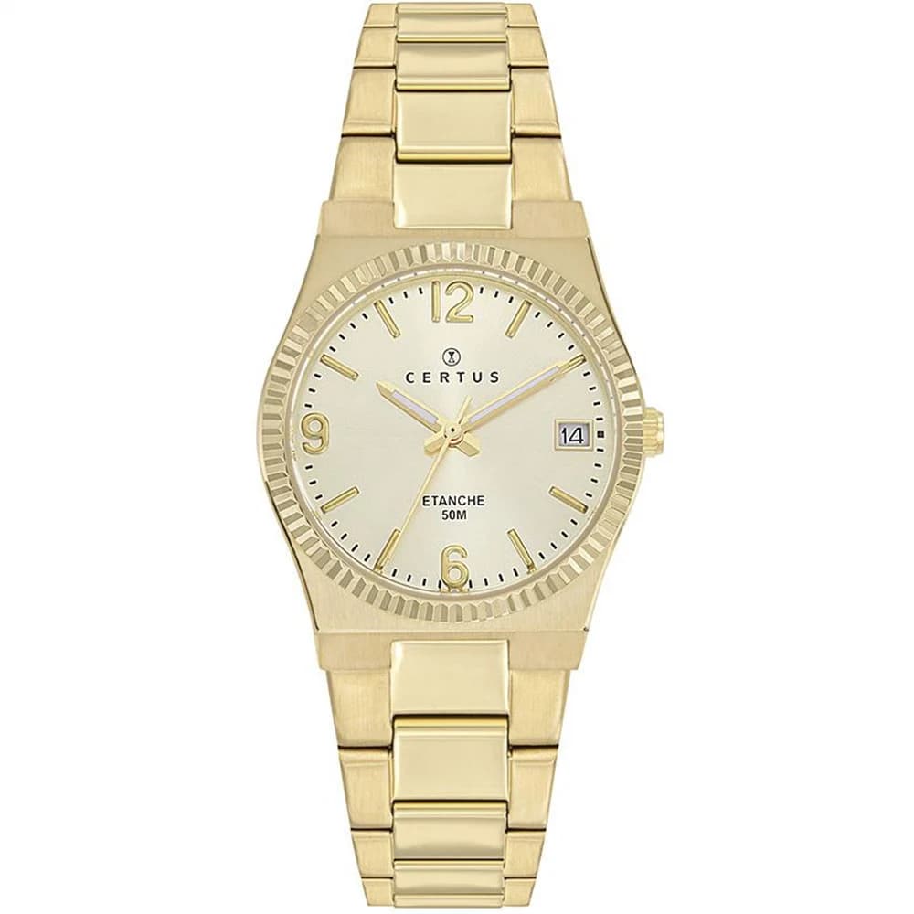 Certus Montre Certus en Acier et PVD Doré