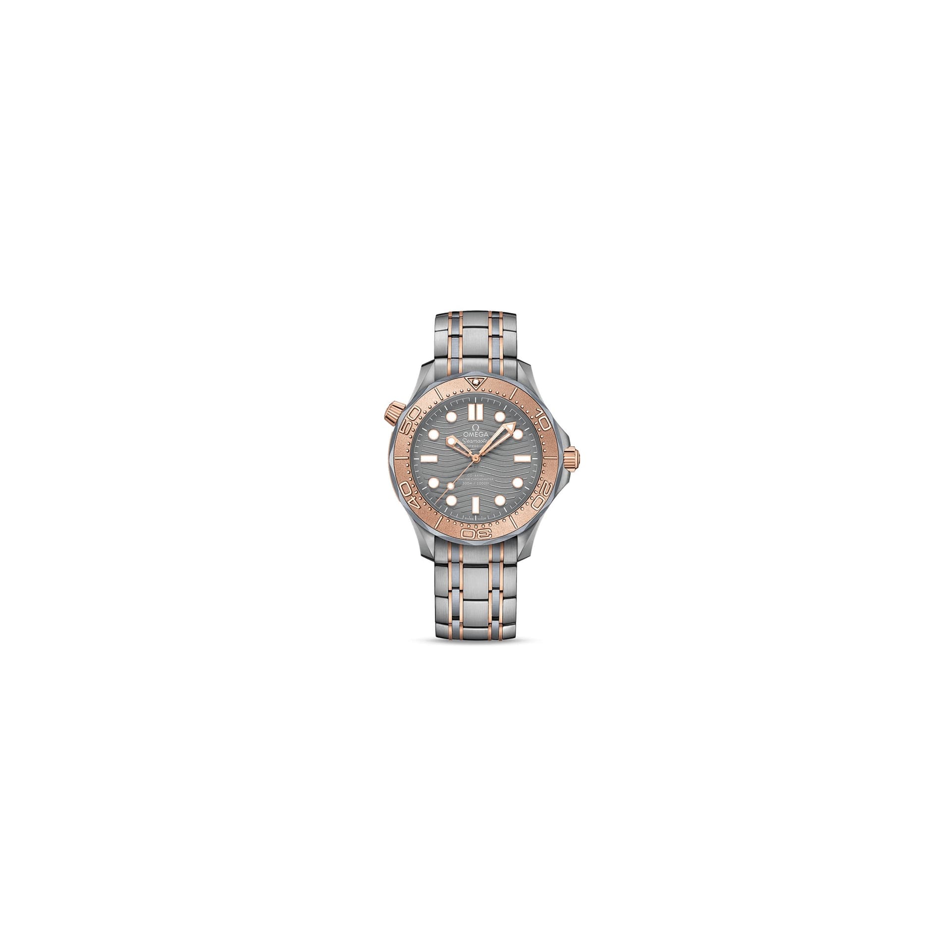 Omega Seamaster Diver 300m — boîtier or 750 ‰, titane