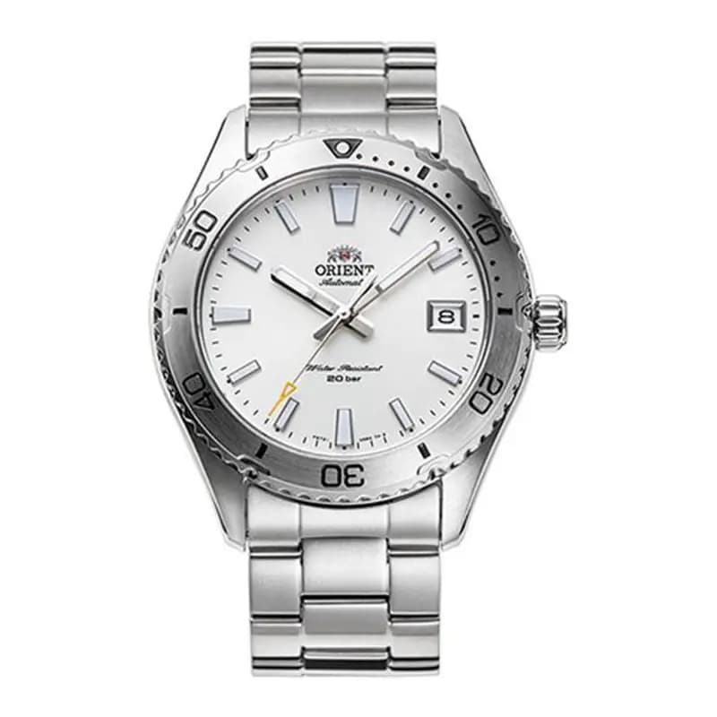 Orient Montre Orient Mako Automatique Cadran Blanc Bracelet Acier inoxydable - RA-AC0Q03S