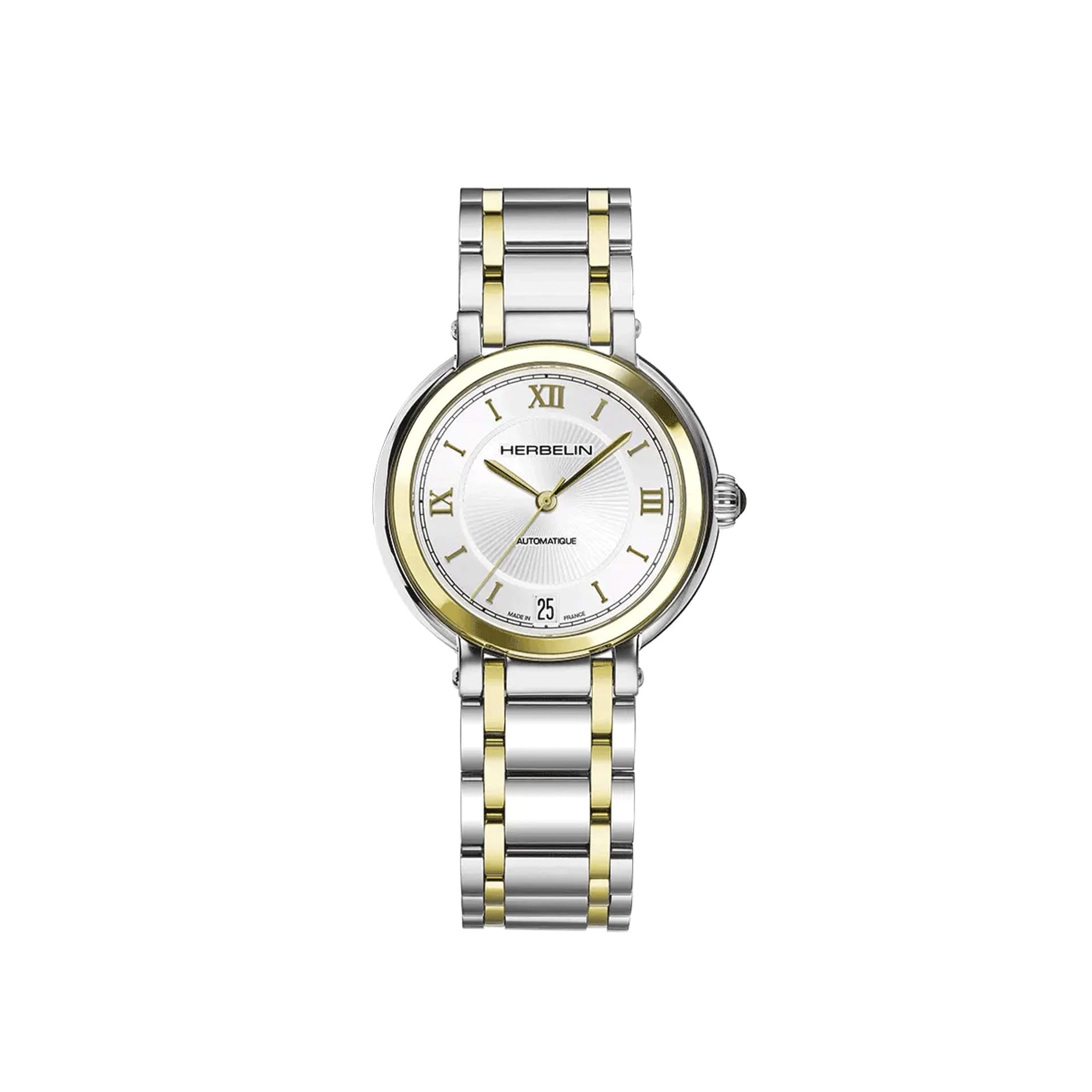 Michel Herbelin Montre Michel Herbelin Galet Acier et plaqué or 33.5 mm - 1630BT28