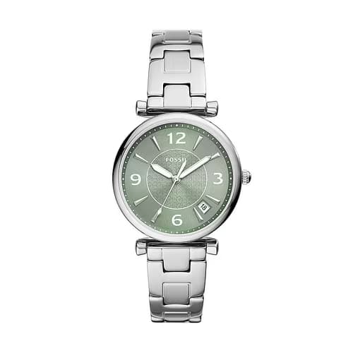 Fossil Carlie — cadran vert