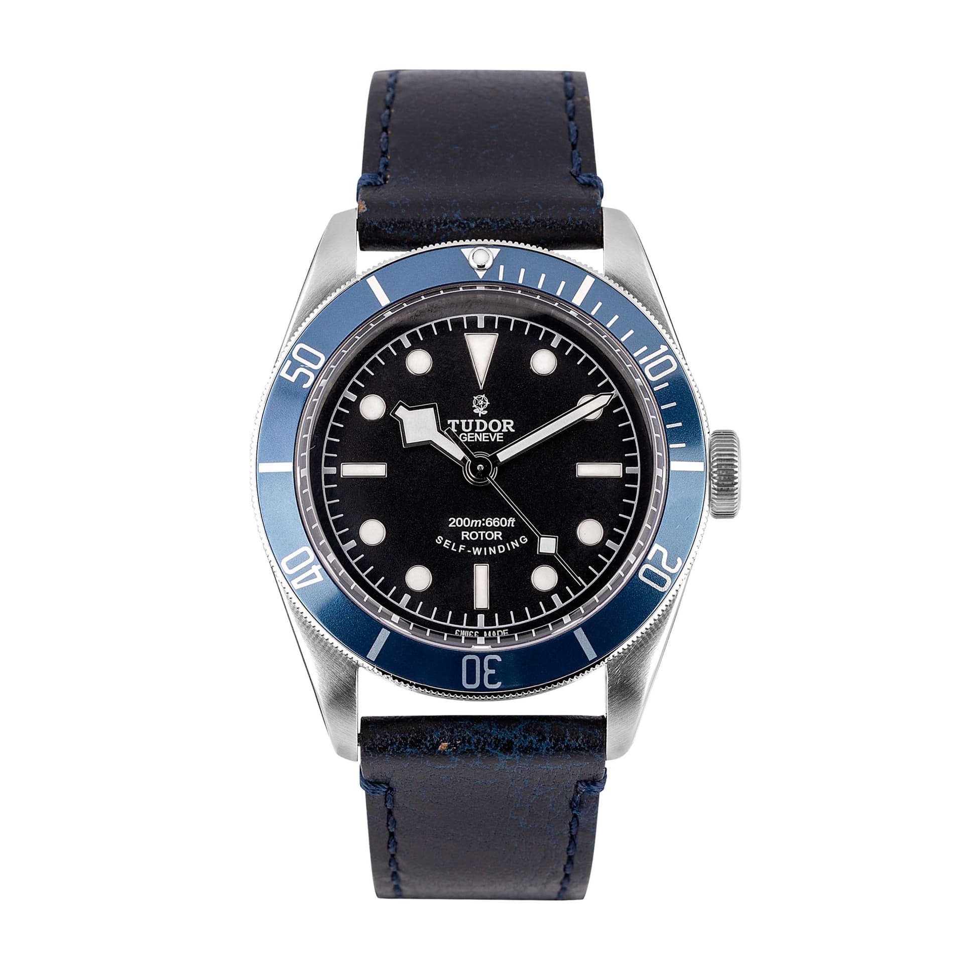 Tudor Black Bay — bracelet bleu