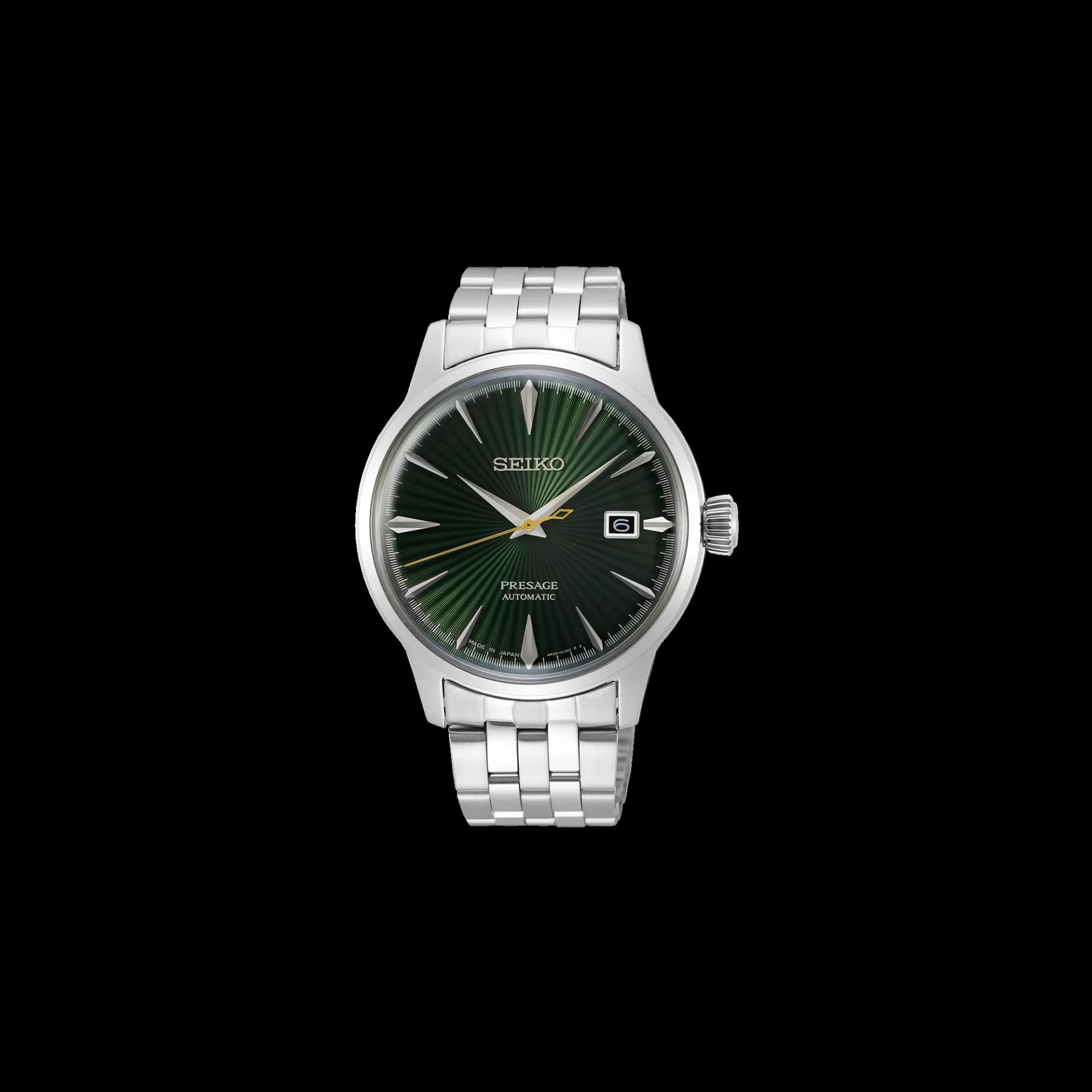 Seiko Presage — bracelet argenté