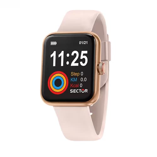 Sector Montre Connectée Mixte SECTOR en Silicone Rose