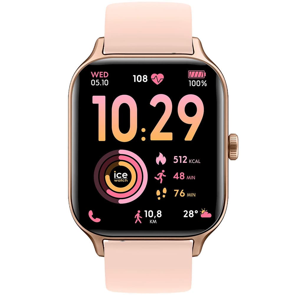 Ice Watch Montre Connectée Ice Watch Collection Ice Fit RT 3.0 en Silicone Rose
