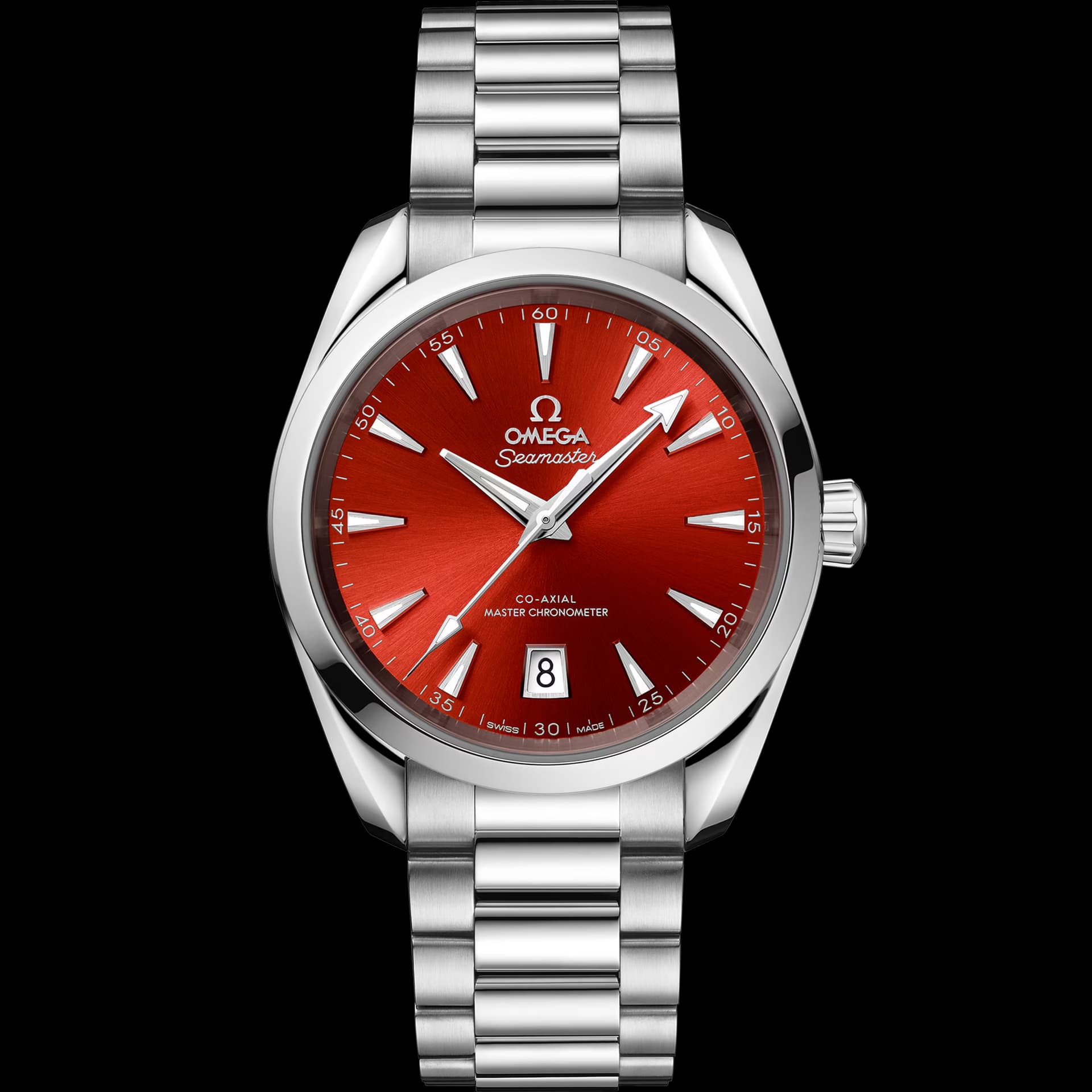 Omega Seamaster 38 mm, acier sur acier