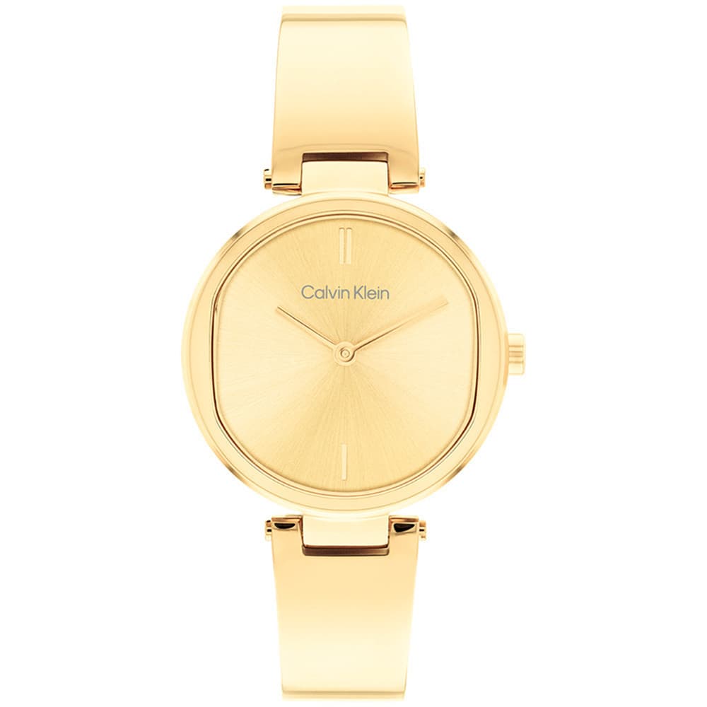 Calvin Klein Montre Calvin Klein Collection Sculptural CK Elevadted en Acier et PVD Doré