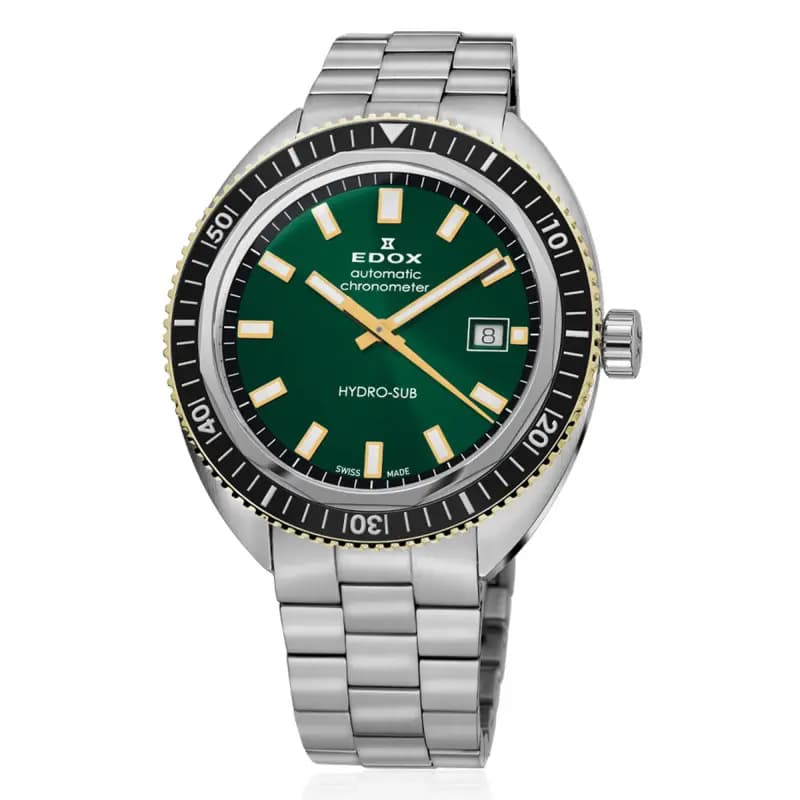 Edox Montre Hydro-Sub Date Automatic Chronometer 80128-357JNM-VID