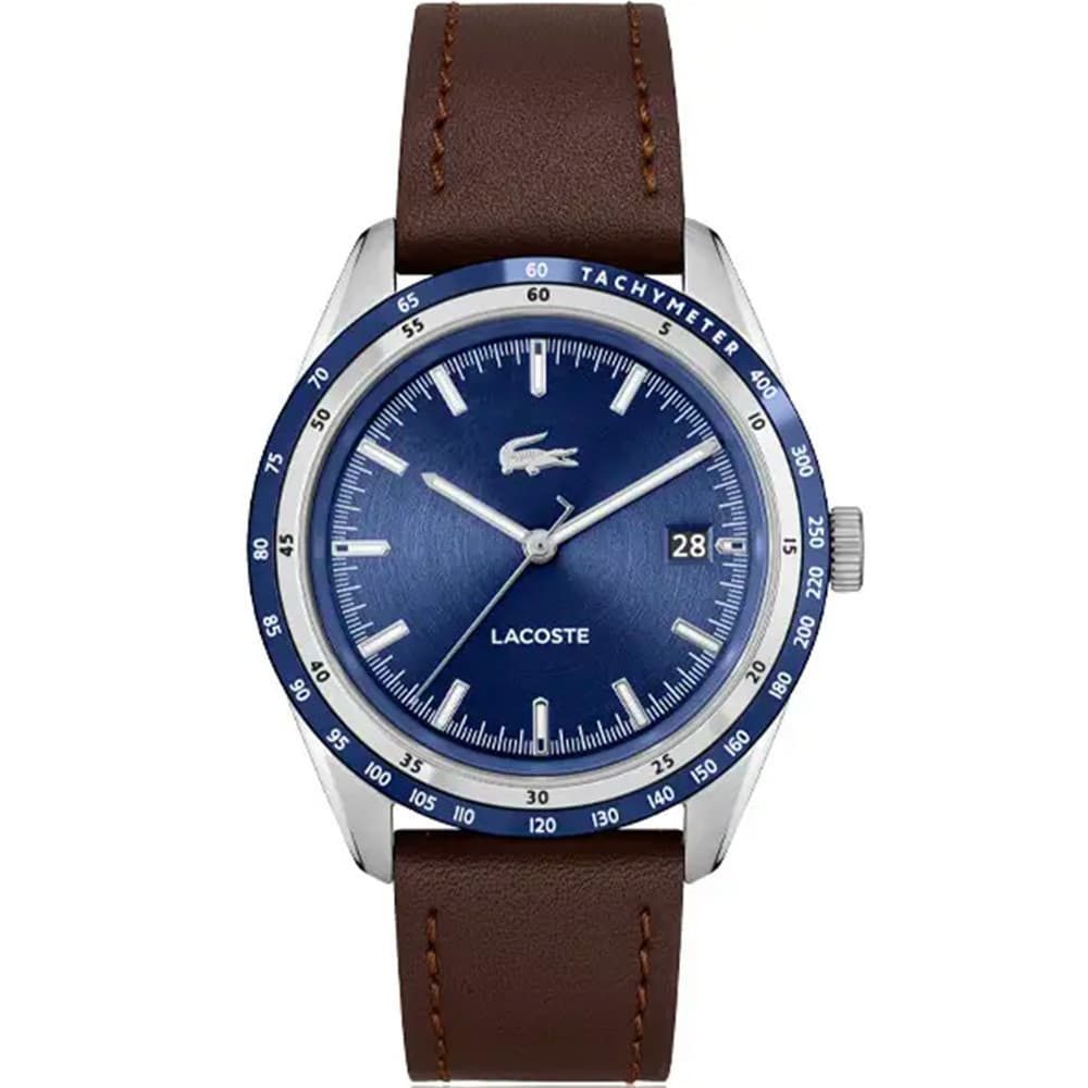 Lacoste Montre Lacoste Collection Everett en Cuir Marron