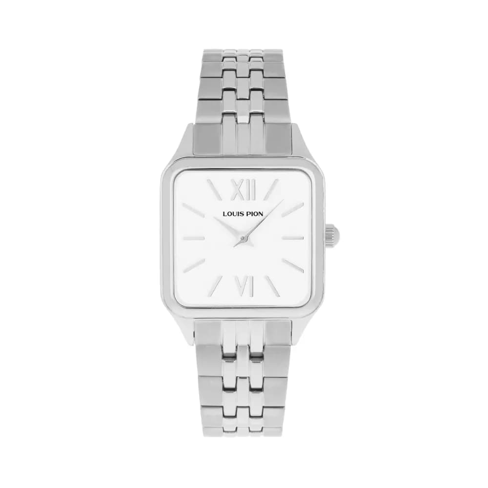 Louis Pion Montre quartz Femme Sienna Blanc