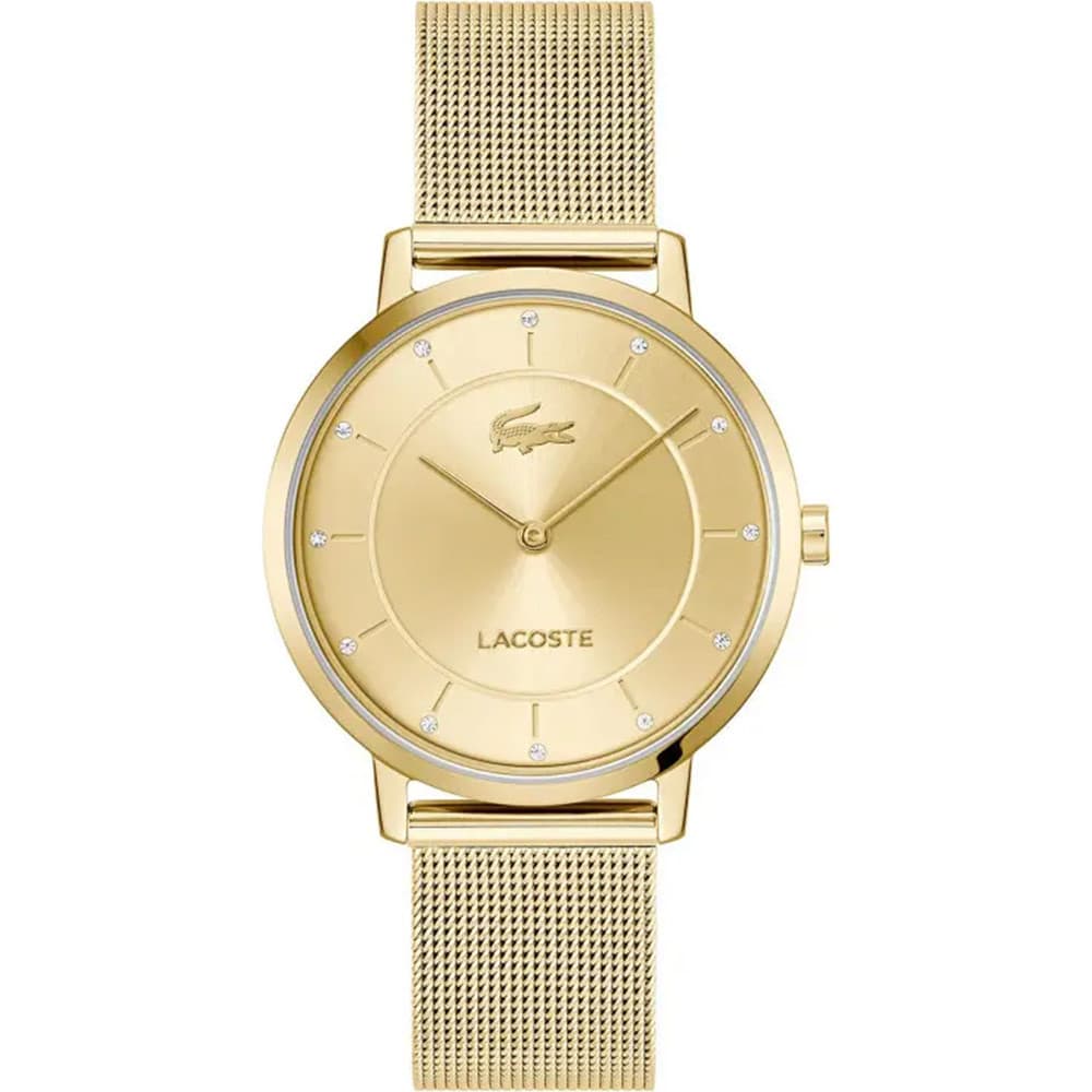 Lacoste Montre Lacoste Collection Crocorigin en Acier et PVD Doré