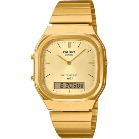 Casio Vintage AQ-240EG-9A — cadran doré