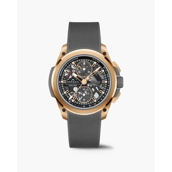 NORQAIN Montre Norqain Wild One 42mm Skeleton Chrono Red Gold Édition limitée Boucle Norteq