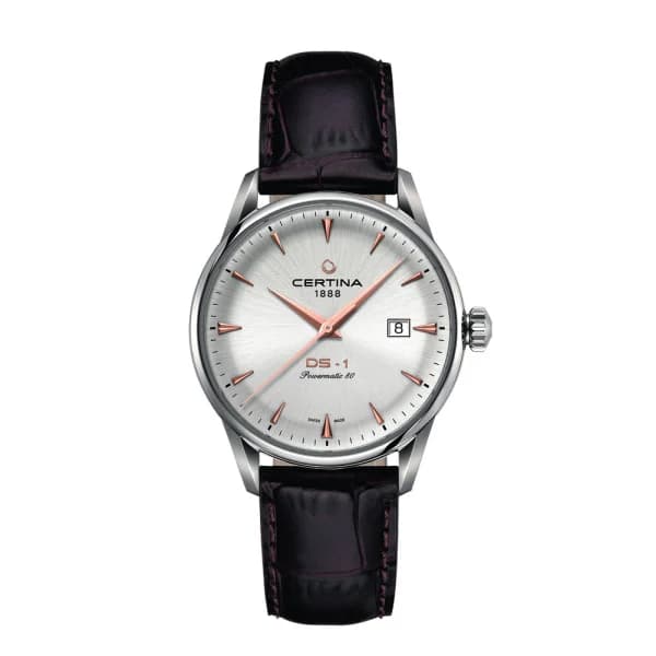 Certina Montre Certina DS-1 Powermatic 80 Automatique Cadran Argent