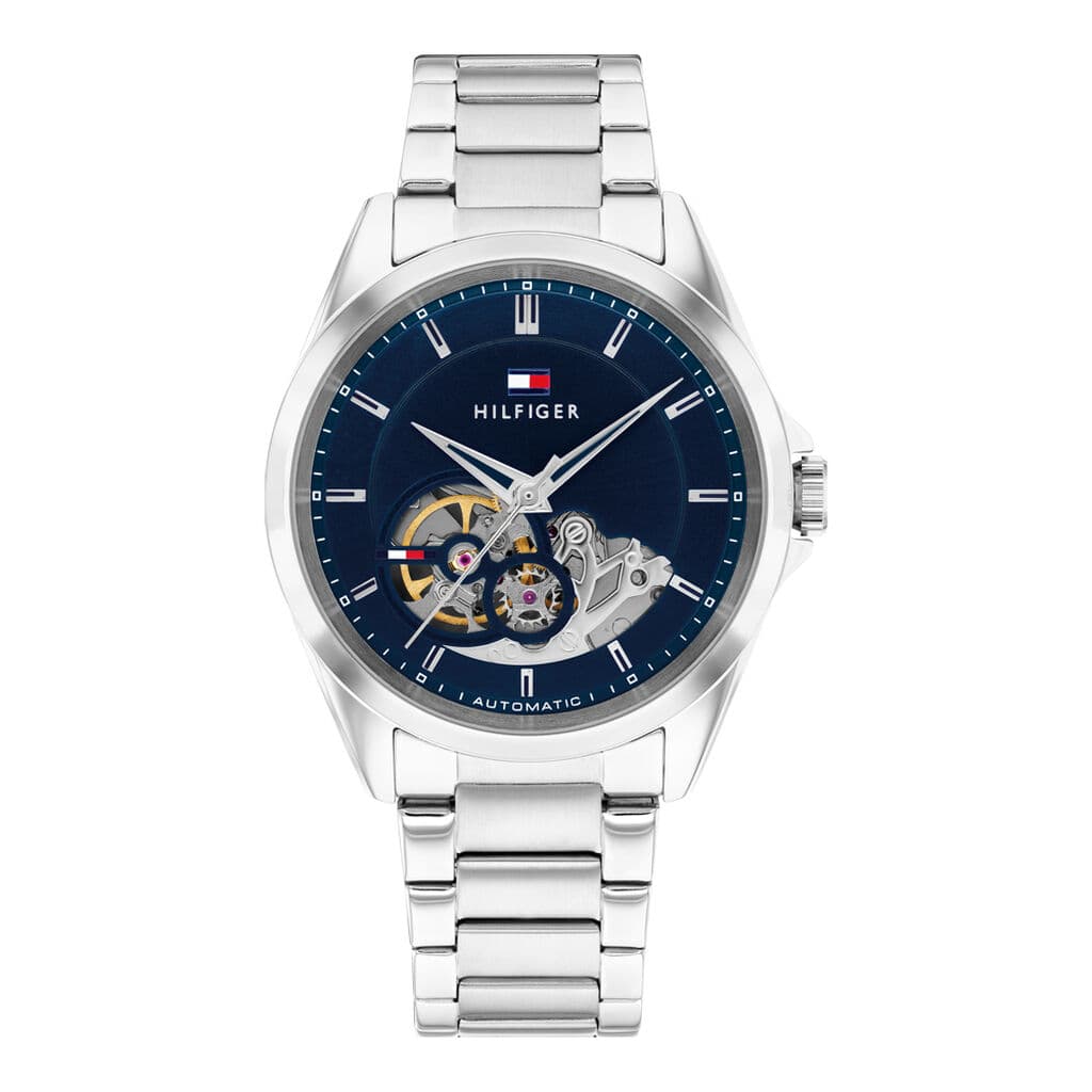 Tommy Hilfiger Montre Tommy Hilfiger Baker Automatic Bleu