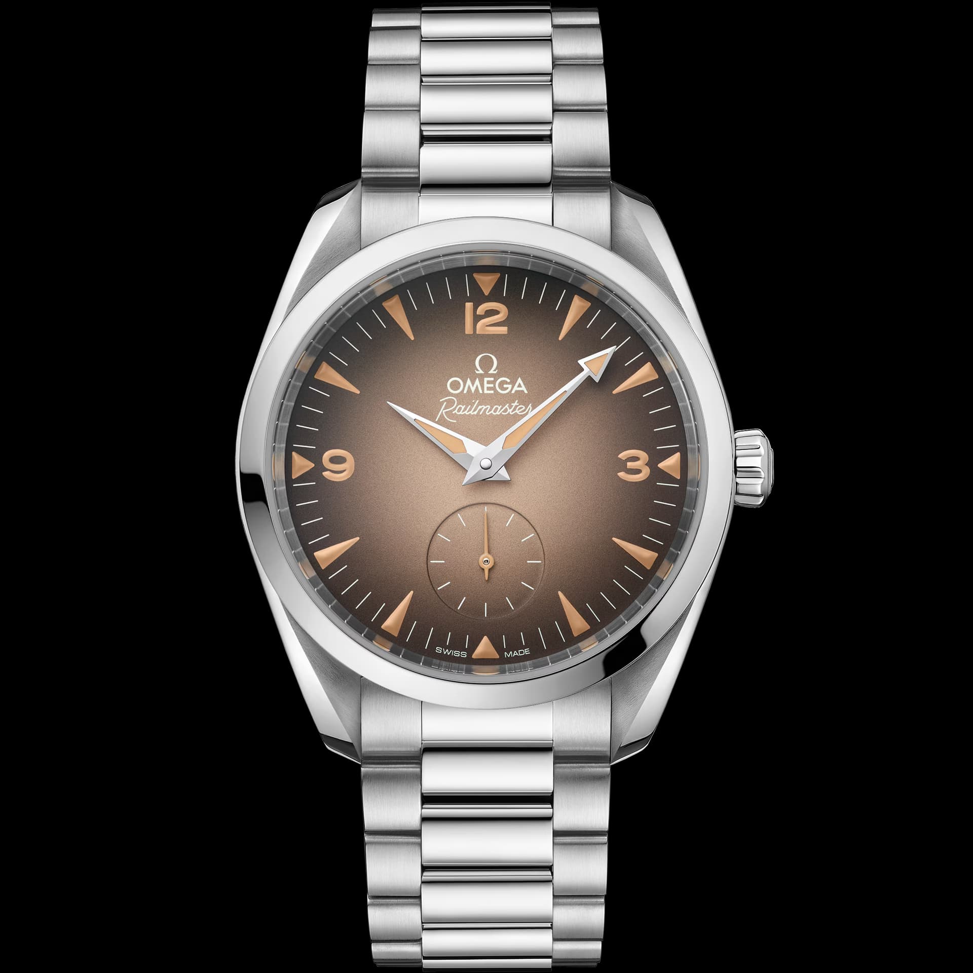 Omega Seamaster 38 mm, acier sur acier