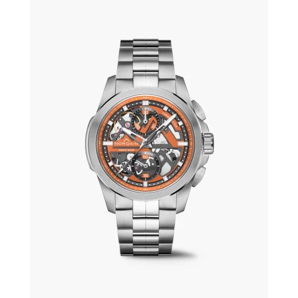NORQAIN Montre Norqain Independence Skeleton 42mm Bracelet Acier Inoxydable