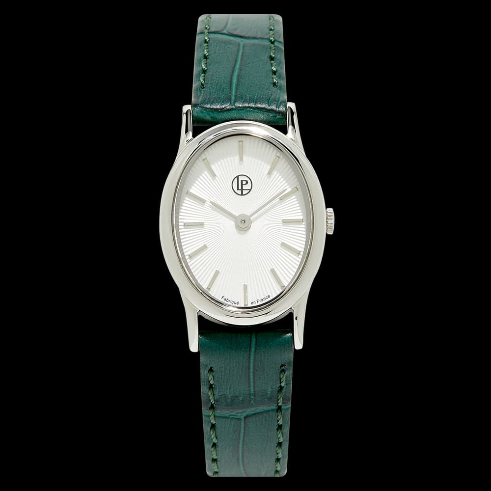 Louis Pion Montre quartz Femme CAREY Argenté, Blanc