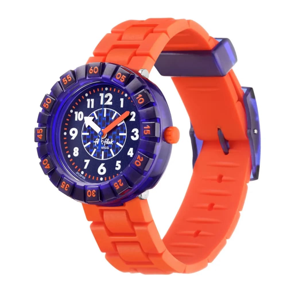 Flik Flak Montre Enfant City of life Bleu