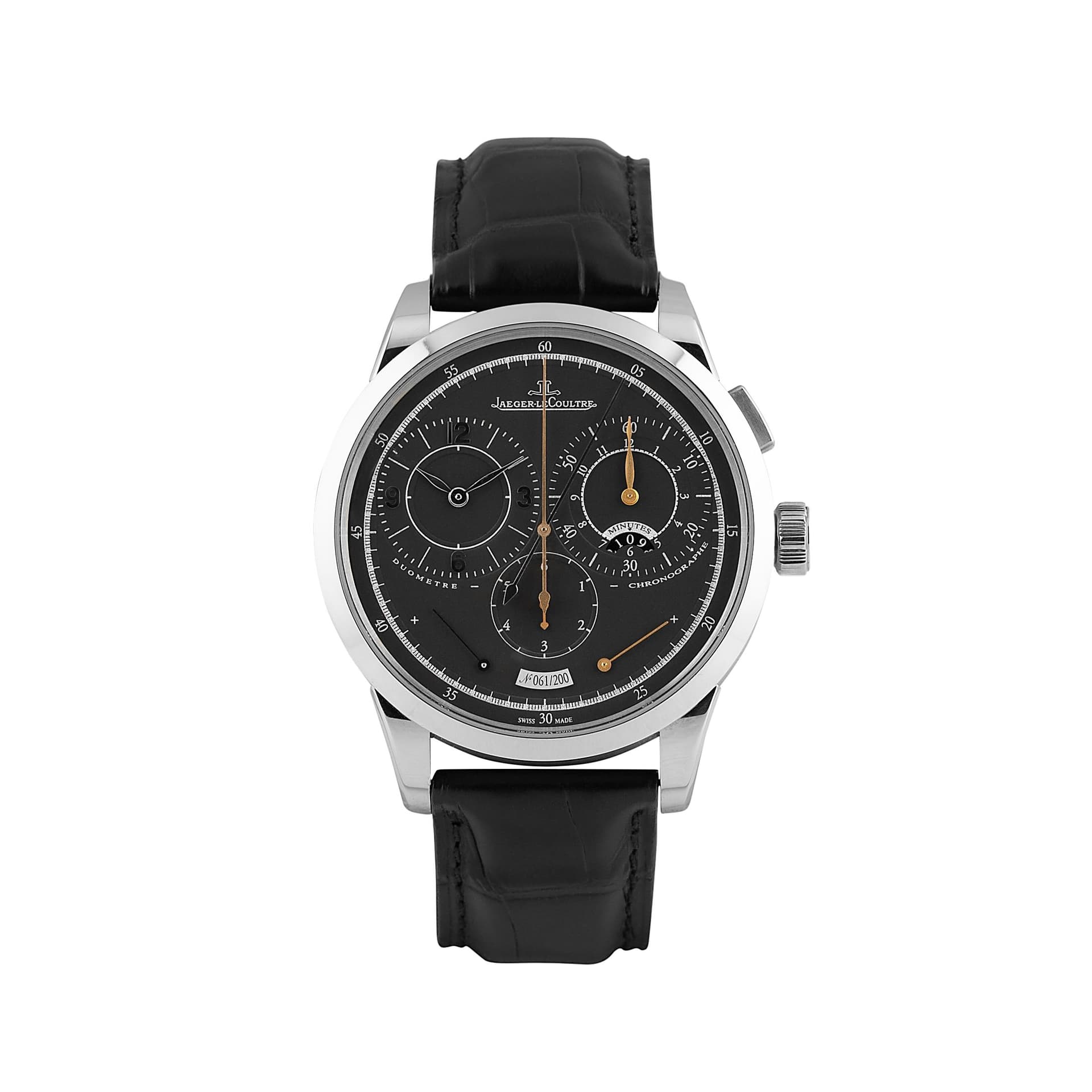 Jaeger-LeCoultre Montre Jaeger-LeCoultre Duomètre à Chronographe or blanc mécanique 42 mm Full Set 2011