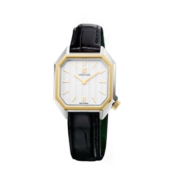 March LA.B Montre March LA.B Milady Mansart Electrique Metalic Alligator Noir