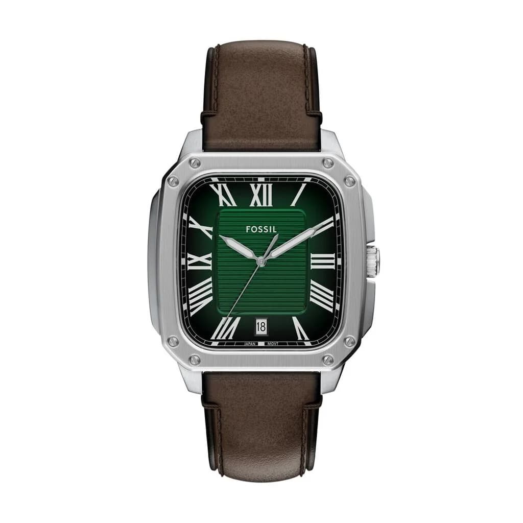Fossil Crosby — cadran vert