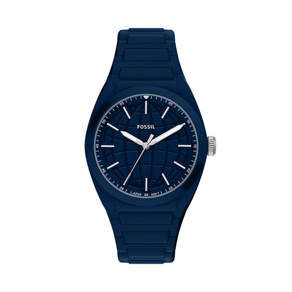 Fossil Montre Fossil Everett 3 Hand Bleu