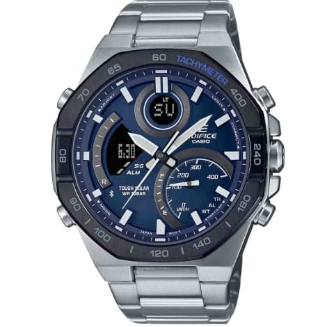 Casio Edifice Montre Casio Edifice - Série ECB-900 - Argent & Bleu - ECB-950DB-2A