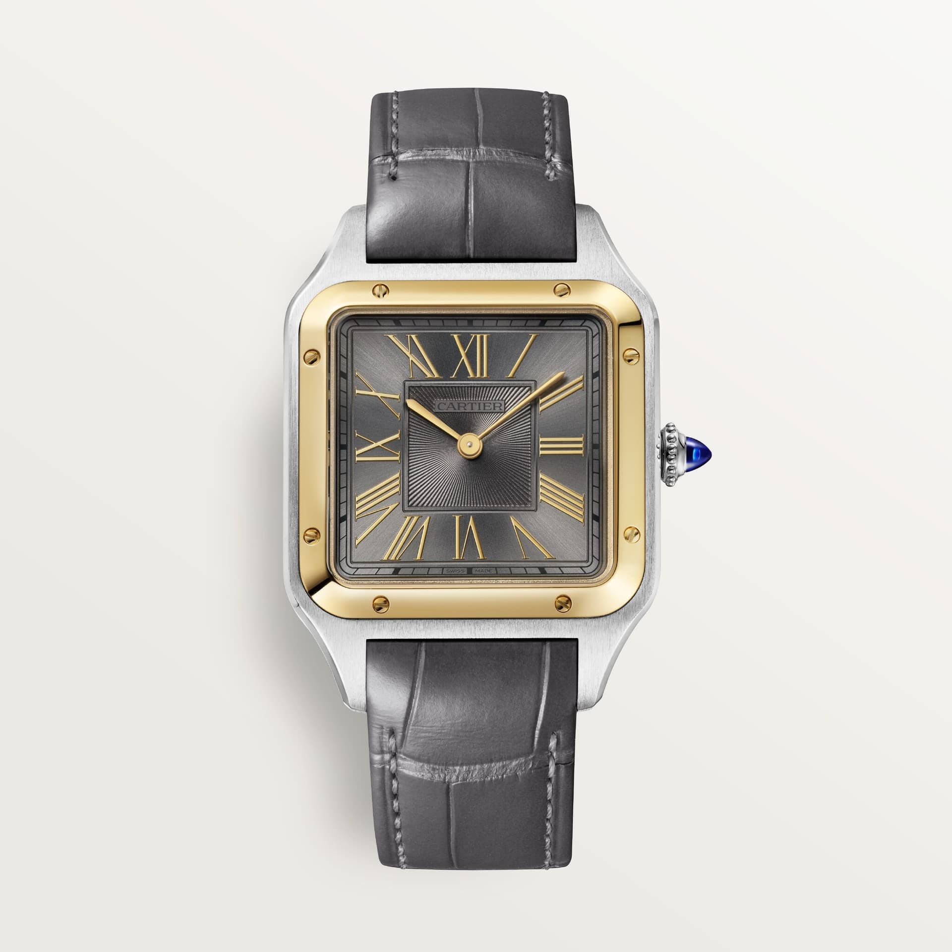 Cartier Santos-Dumont — cadran gris