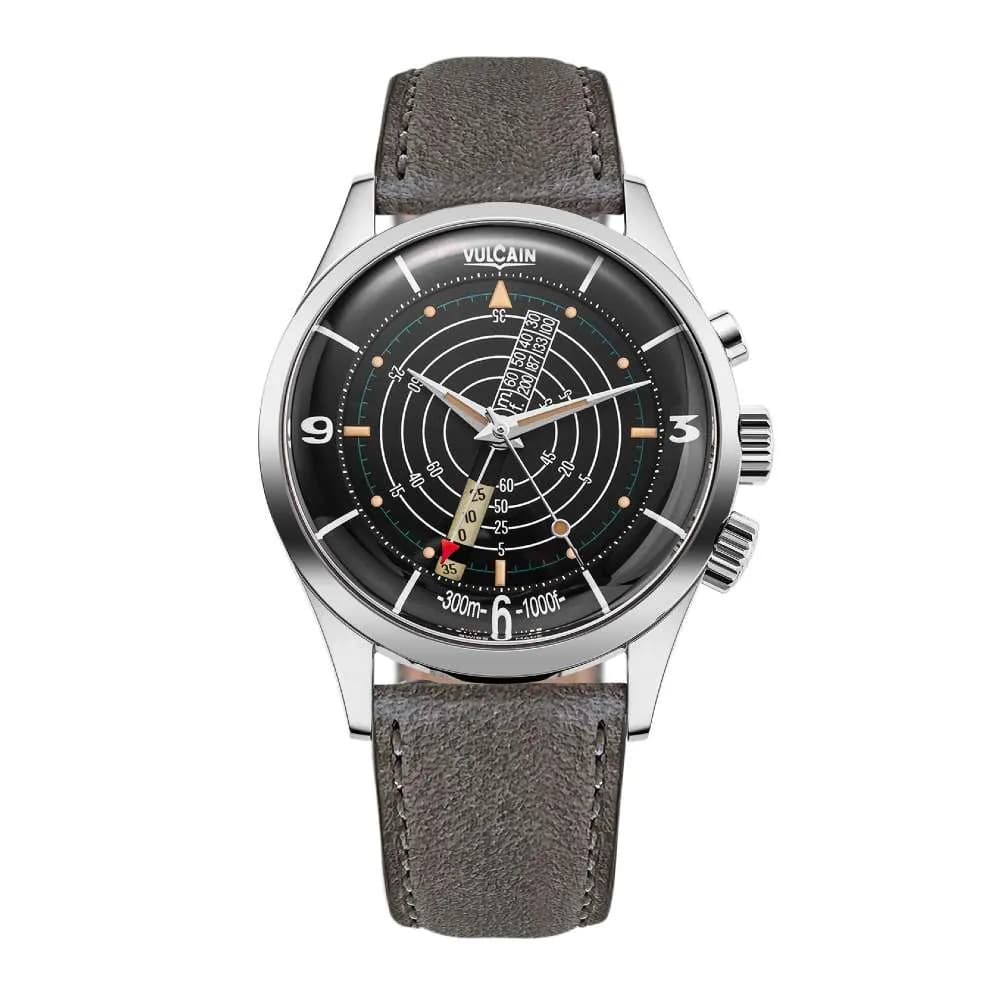 Vulcain Nautical Black Beige Patina