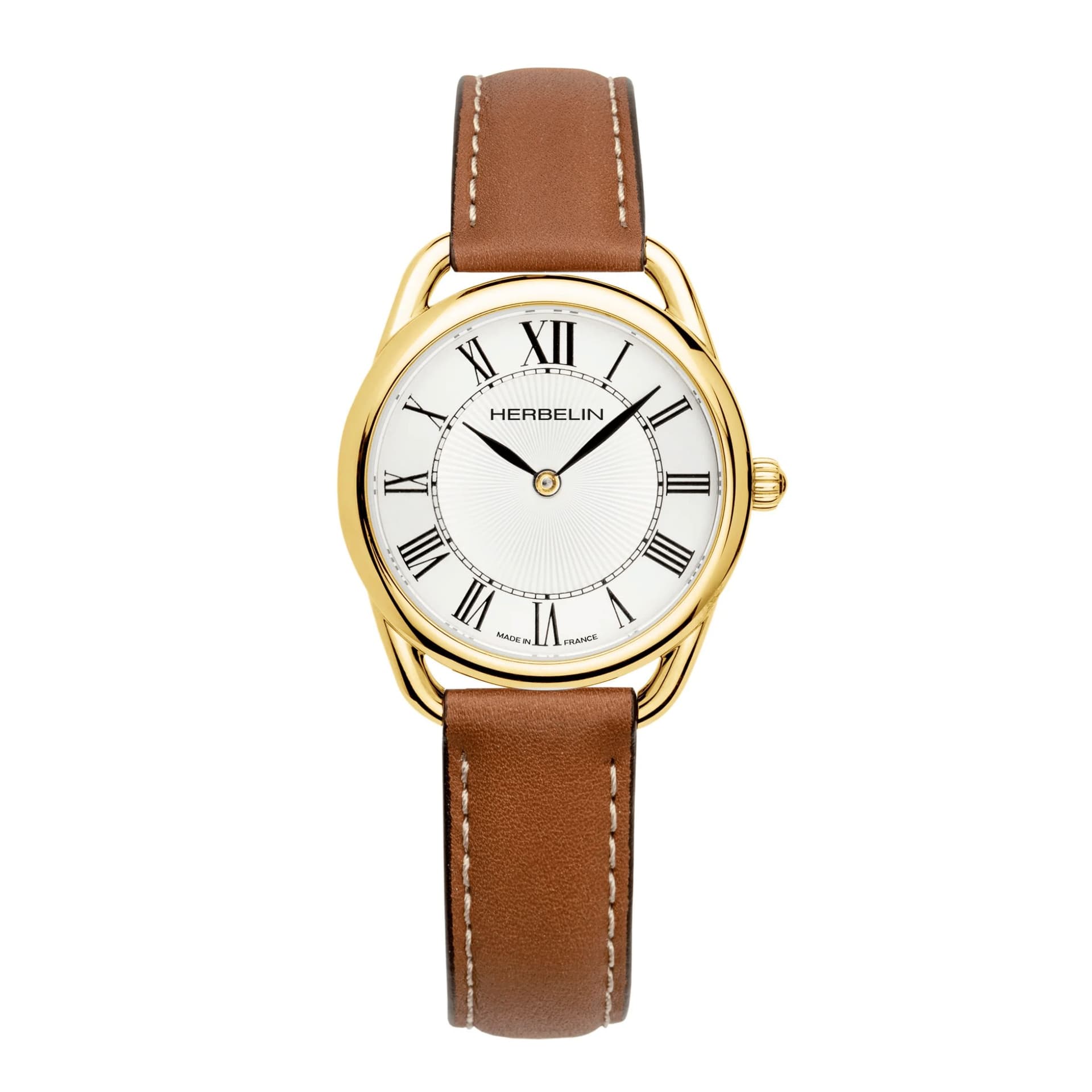 Michel Herbelin Montre Michel Herbelin Equinoxe Femme Acier PVD Doré 28 mm - 17497P08GD