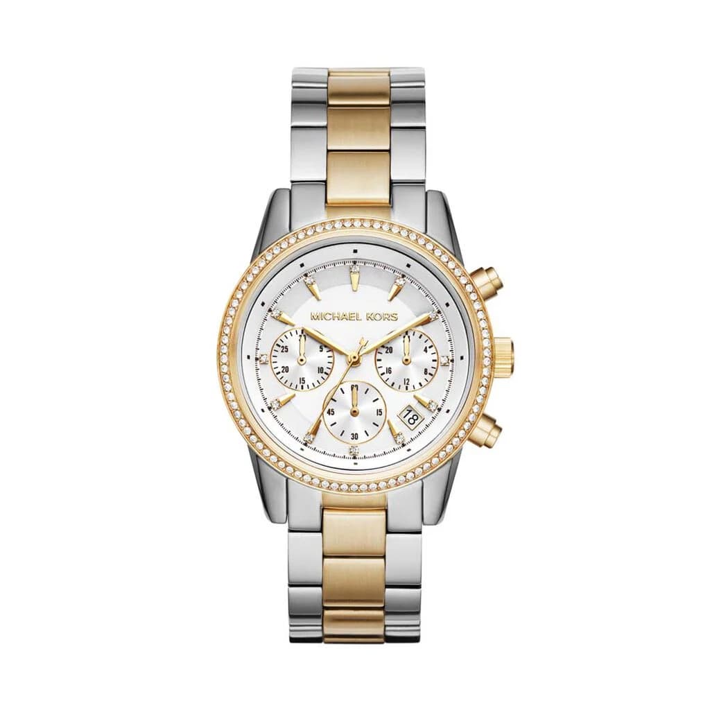 Michael Kors Montre Michael Kors Collection Bryant en Acier Bicolore