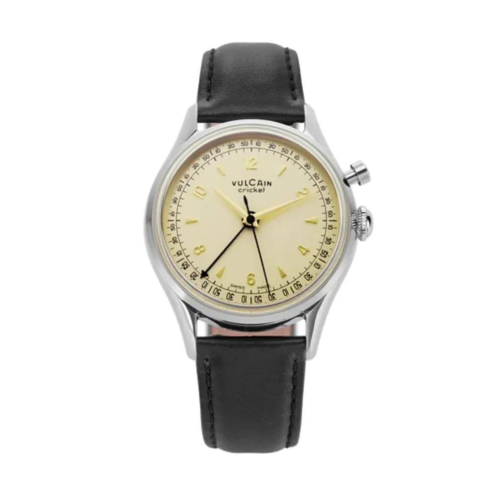 Vulcain Cricket Tradition 36 Mm Eggshell