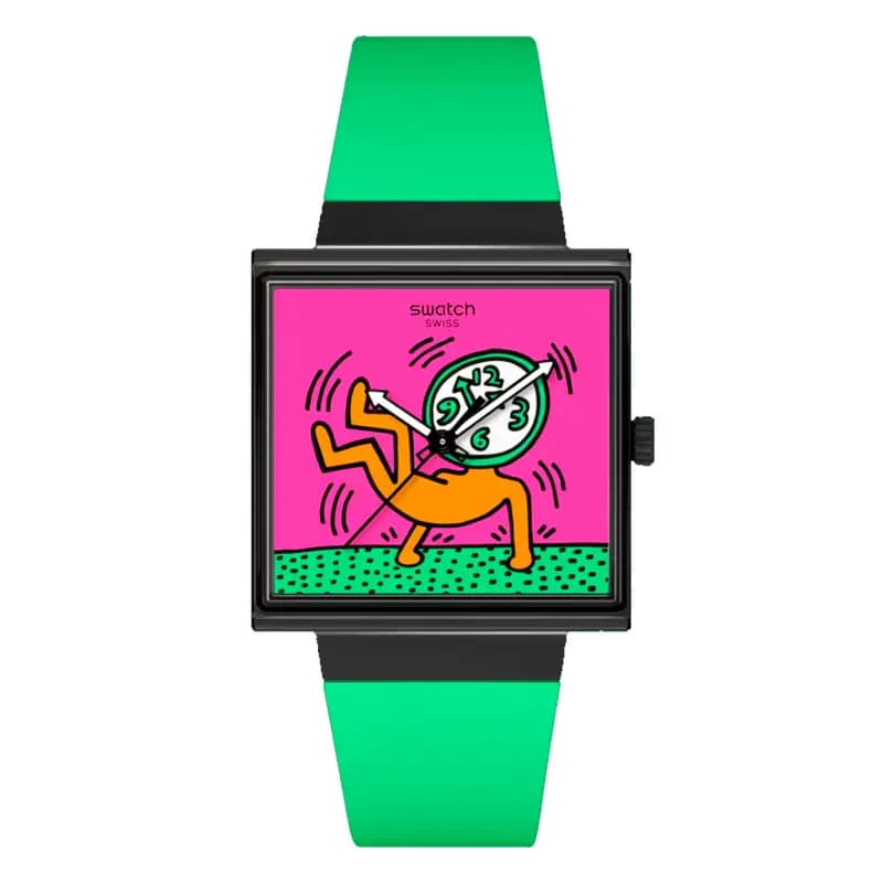 Swatch Breaks Off SO34Z102 — boîtier carré
