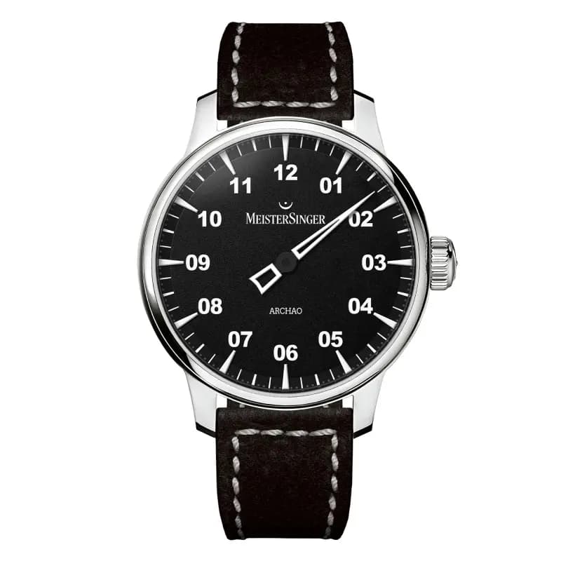 MeisterSinger Montre Archao Noir AR902