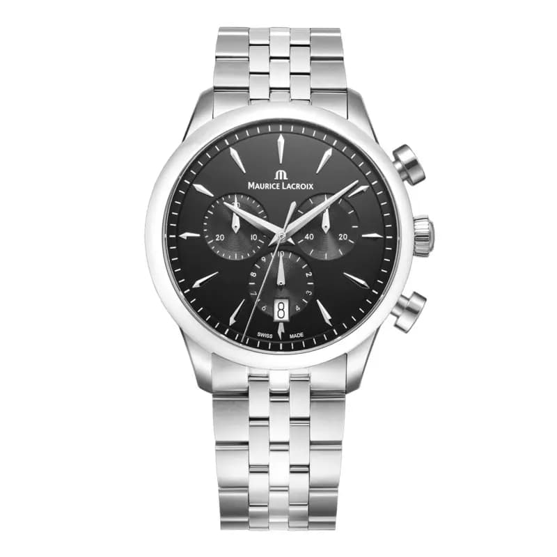 Maurice Lacroix Montre 1975 Quartz Chronograph Date 40mm 751038-SS002-330-1