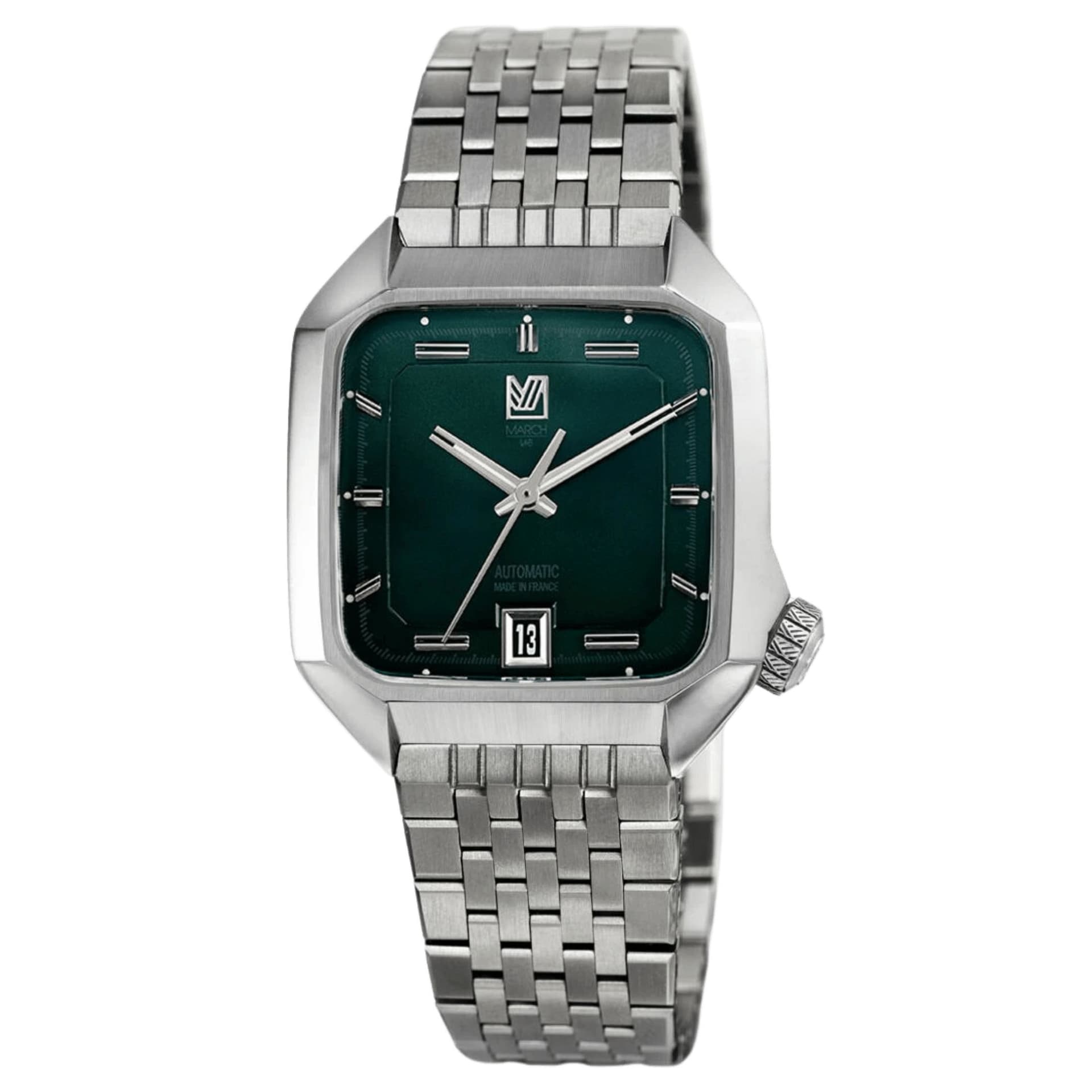 March LA.B AM2 Slim Automatique - Grall - Acier Brossé 7 Maillons