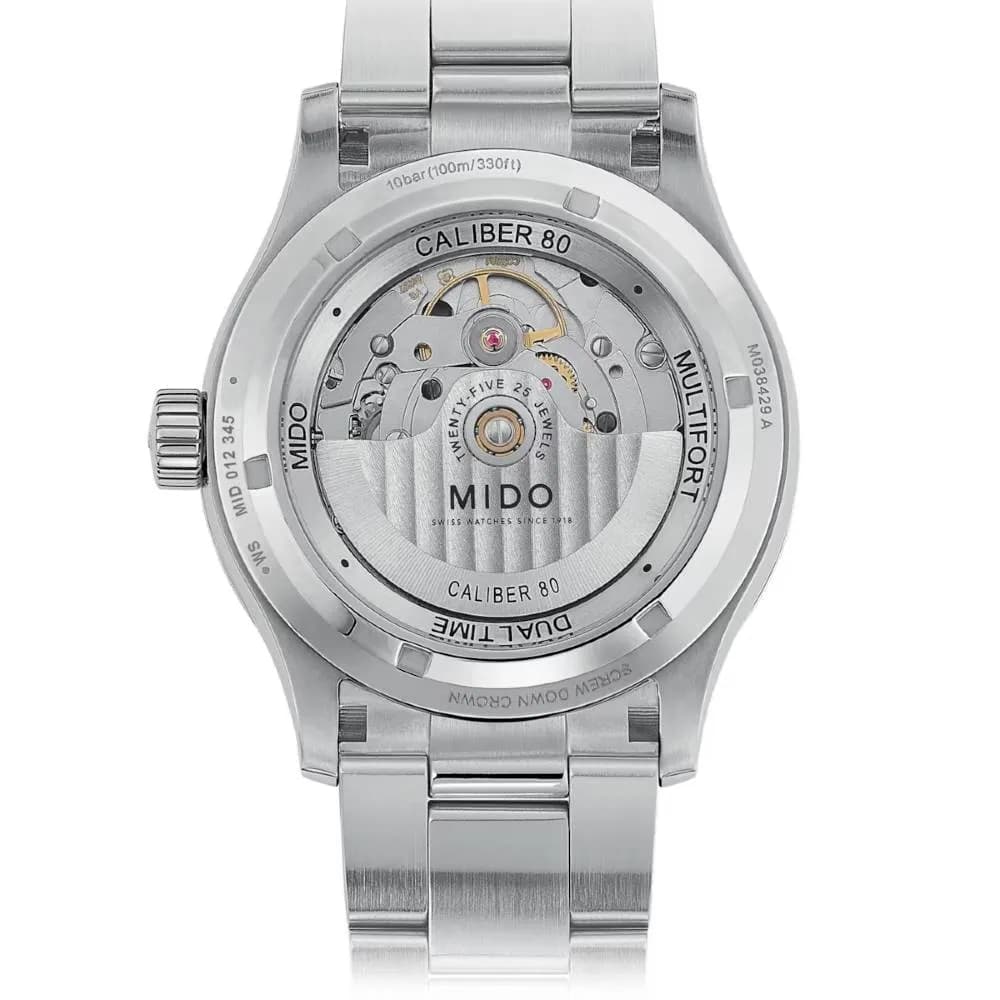 Mido Montre Mido Multifort Dual Time 42 mm- M038.429.11.041.00