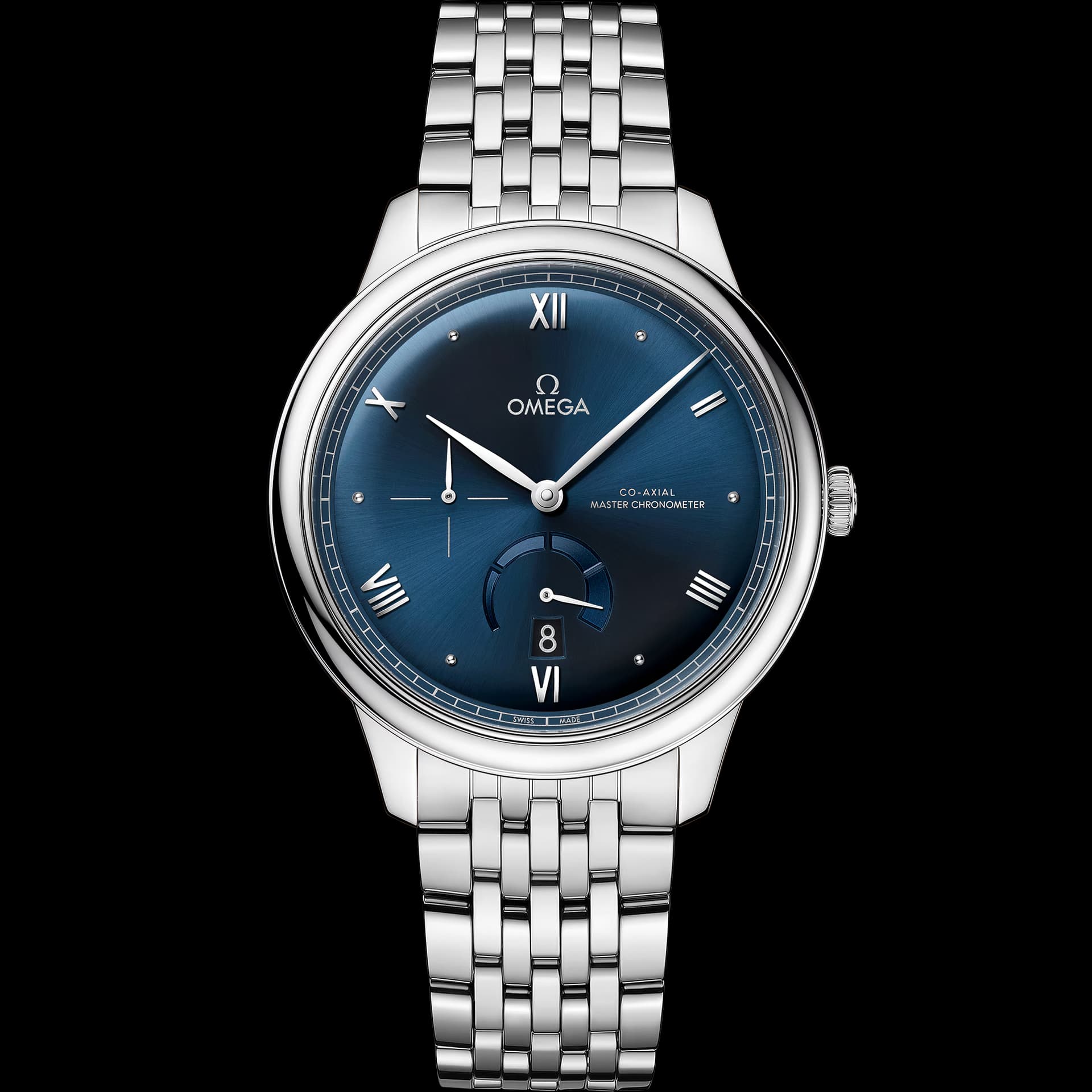 Omega De Ville 41 mm, acier sur acier