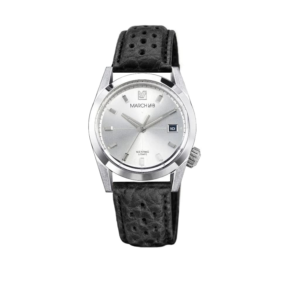March LA.B AM89 Automatique - Steel - Bison Sauvage Noir