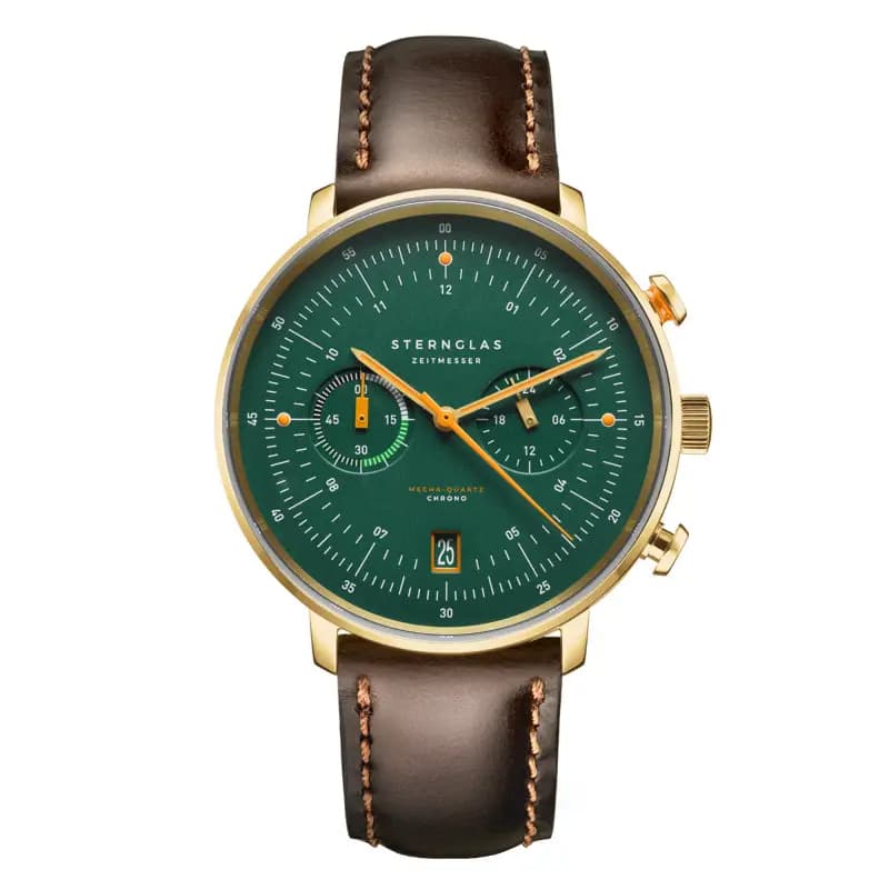 Sternglas Montre Hamburg Chrono Edition Vintage S01-HCV22-BR01