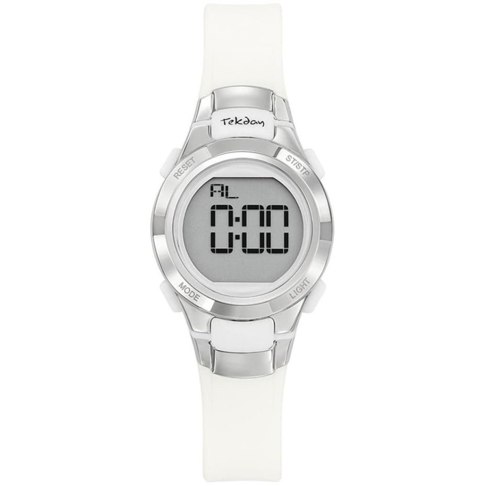 Tekday Montre TekDay en Silicone Blanc