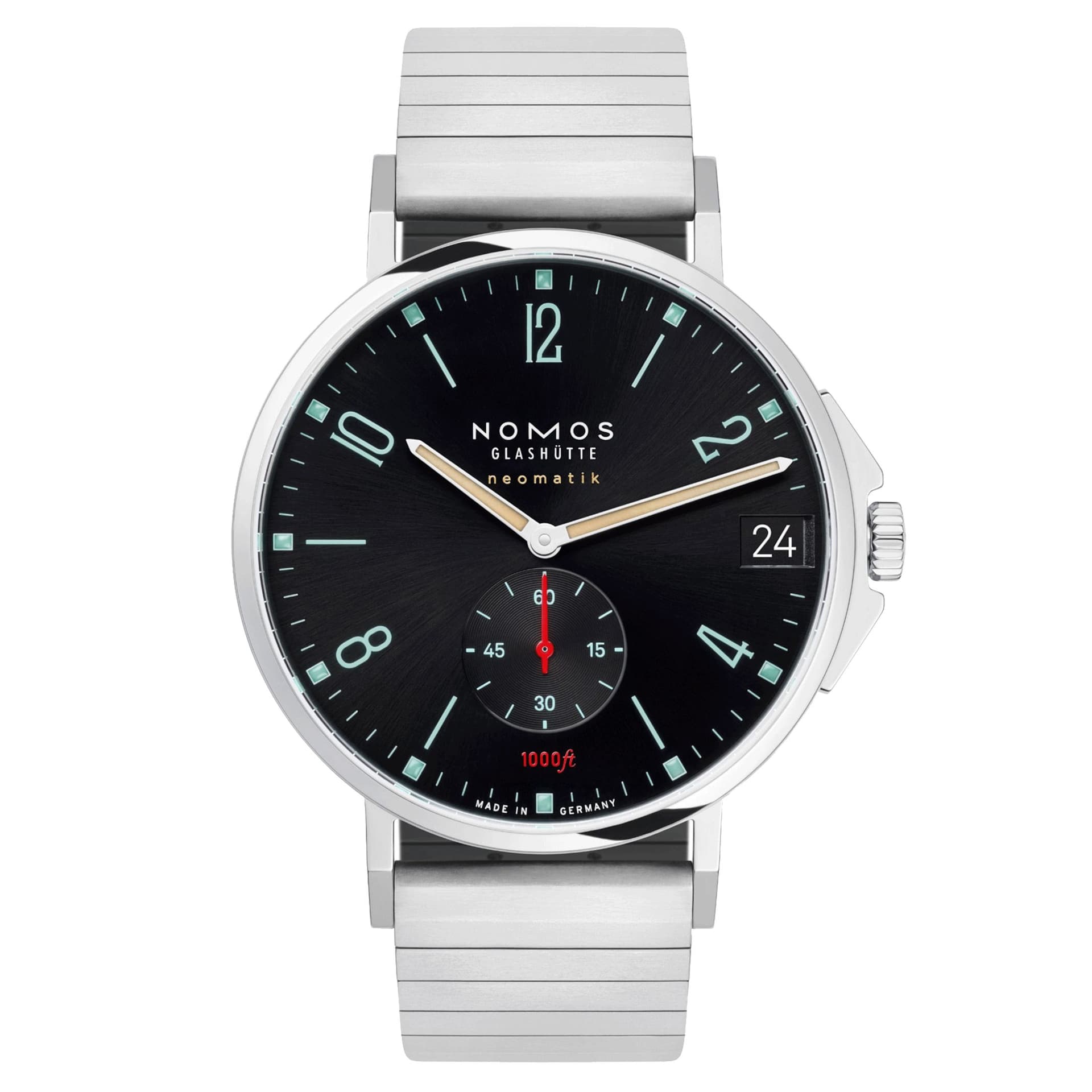 Nomos Montre NOMOS Tangente Sport Neomatik 42 date automatique cadran bleu noir bracelet acier 42 mm