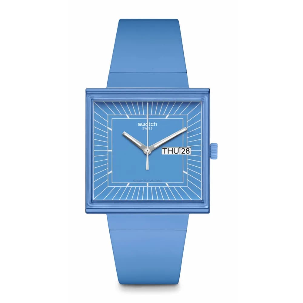 Swatch What If — bleu biocéramique