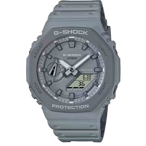 Casio Montre GShock Classic - Série GA-2100 - Gris 48.5 x 45.4 mm- GA-2110ET-8A