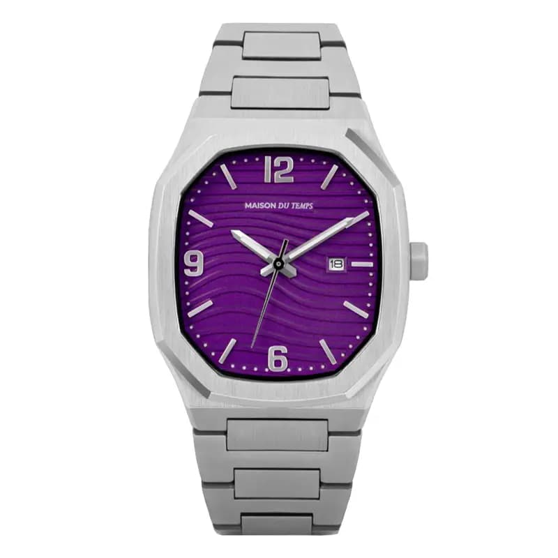 Maison du Temps Montre MTPhi Violet Acier