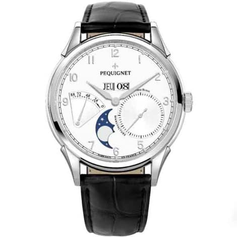 Pequignet Montre Pequignet Rue Royale Grand Sport Automatique Cadran Blanc - 9030433-AN