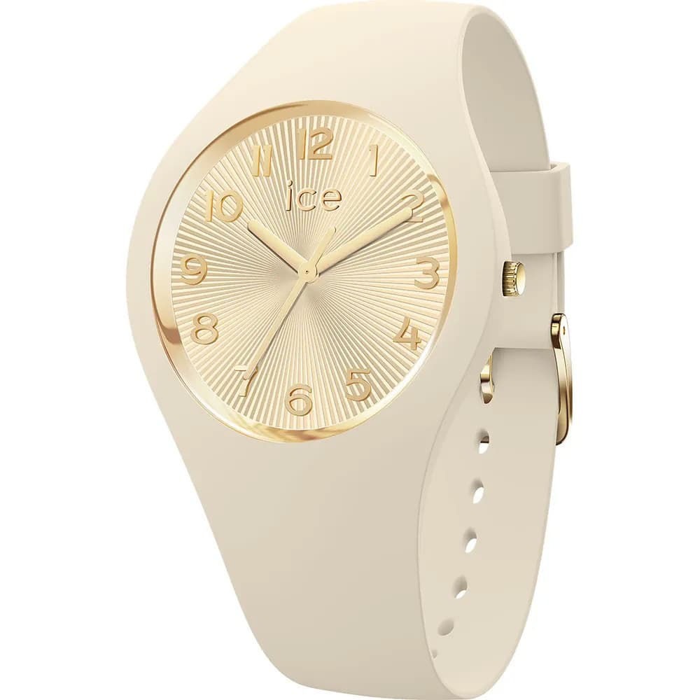 Ice Watch Montre Ice Watch Collection Ice Champagne en Silicone Beige